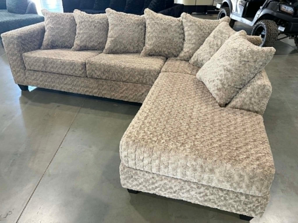 610 Sectional Sofa — Ultra Soft Teddy Bear Fabric | 5 Colors