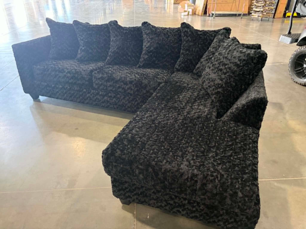 610 Sectional Sofa — Ultra Soft Teddy Bear Fabric | 5 Colors