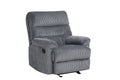 Albert 3PC Reclining Set - Black & Grey