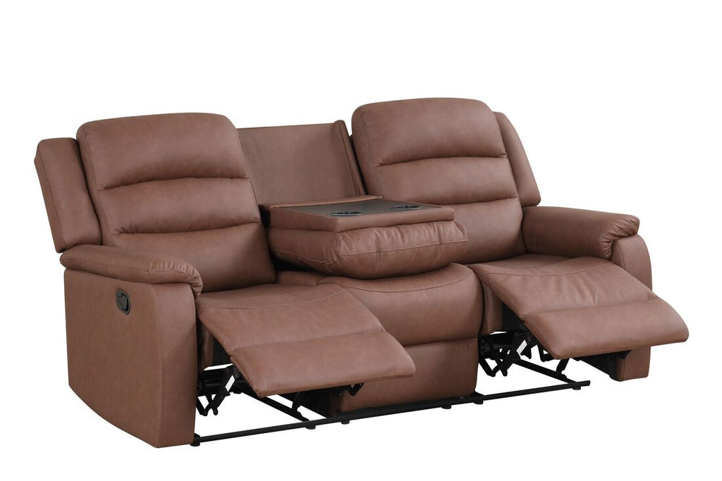 Hope 3PC Reclining Set - Gray, Brown & Beige