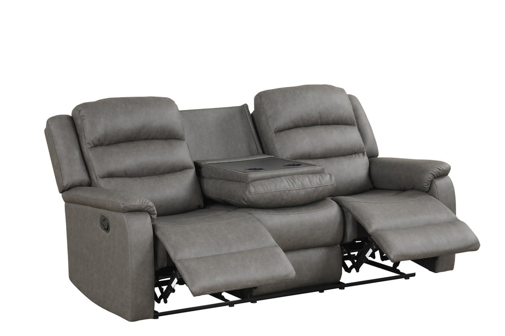 Hope 3PC Reclining Set - Gray, Brown & Beige