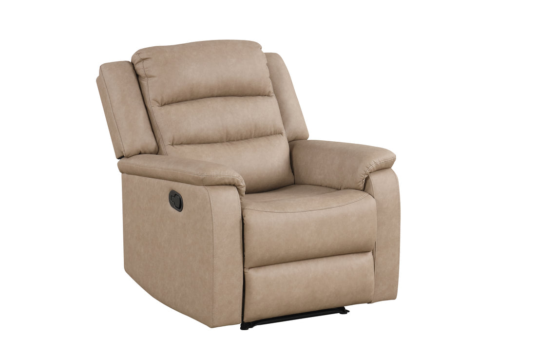 Hope 3PC Reclining Set - Gray, Brown & Beige