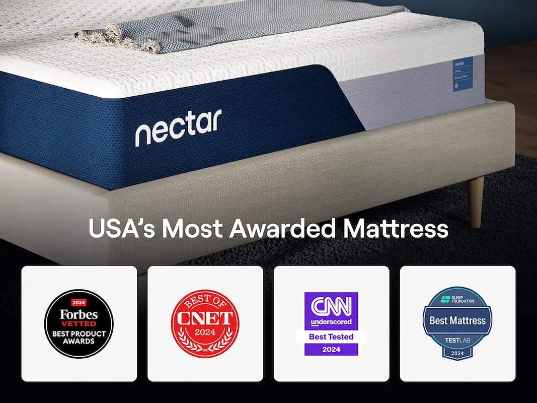 NECTAR M125 12" Memory Foam Mattress | Firm | Award-Winning | Queen & King