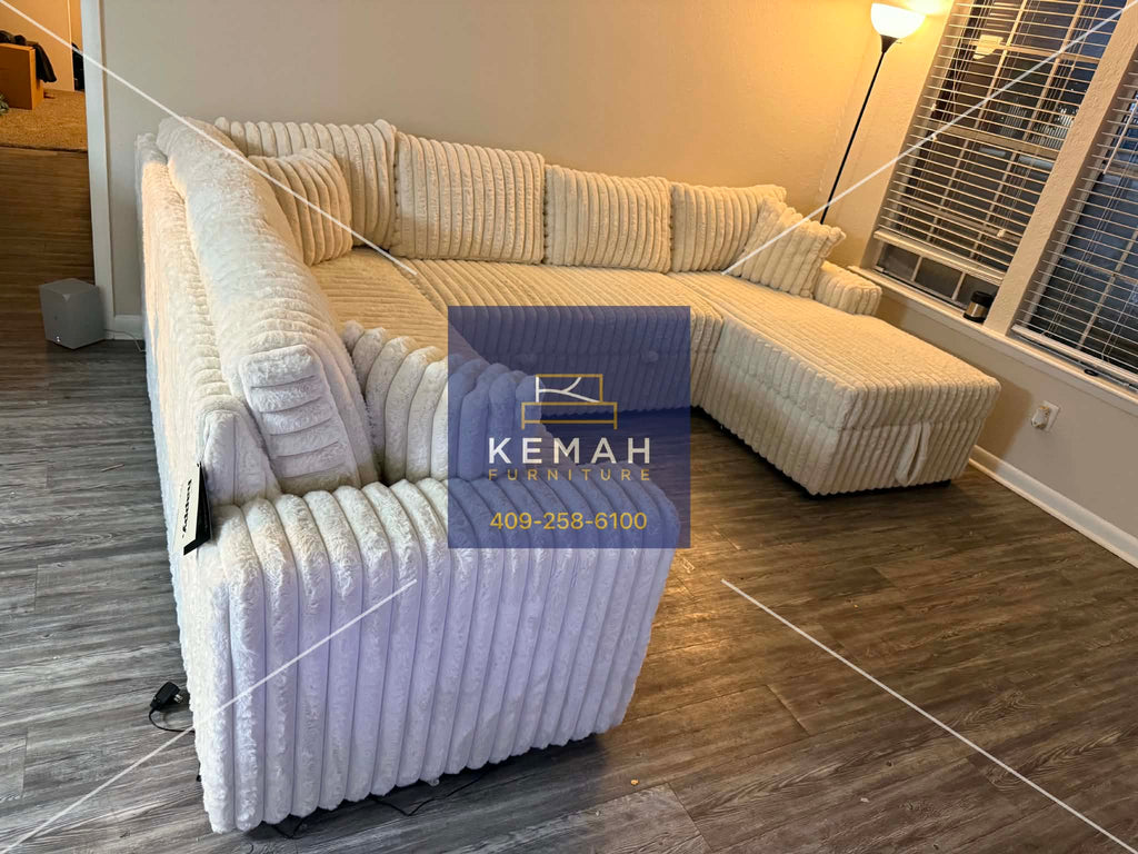 Forever Sectional Sofa with Pullout Bed & Storage