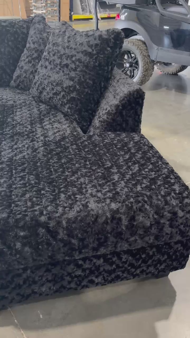 610 Sectional Sofa — Ultra Soft Teddy Bear Fabric | 5 Colors